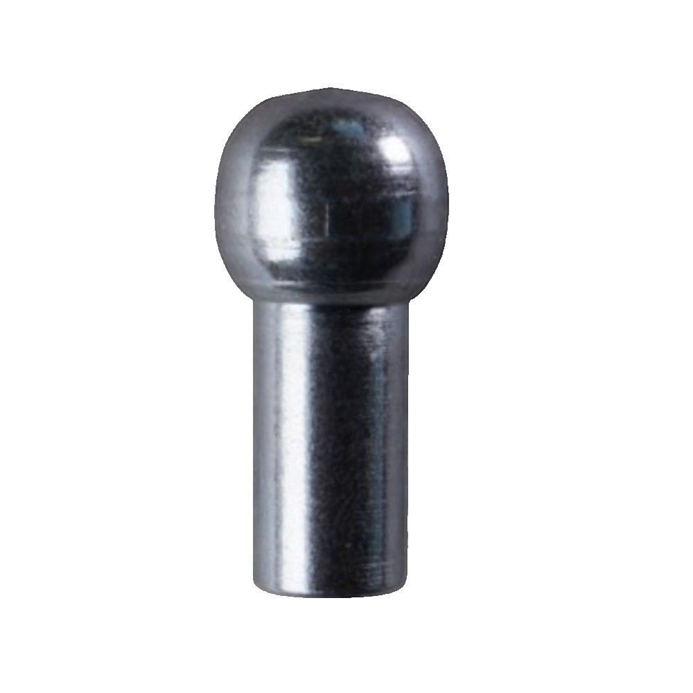 Ball terminal for pressing on steel cables 5mm