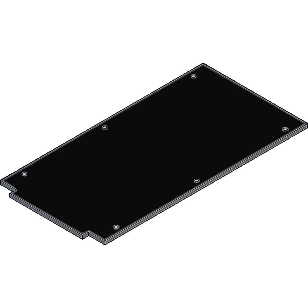 Treadmill running deck 17 mm thick